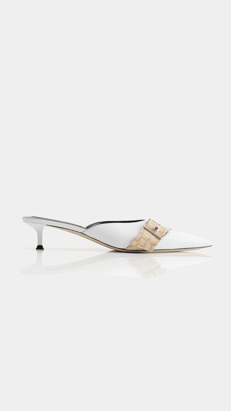 Helix Buckle Mule