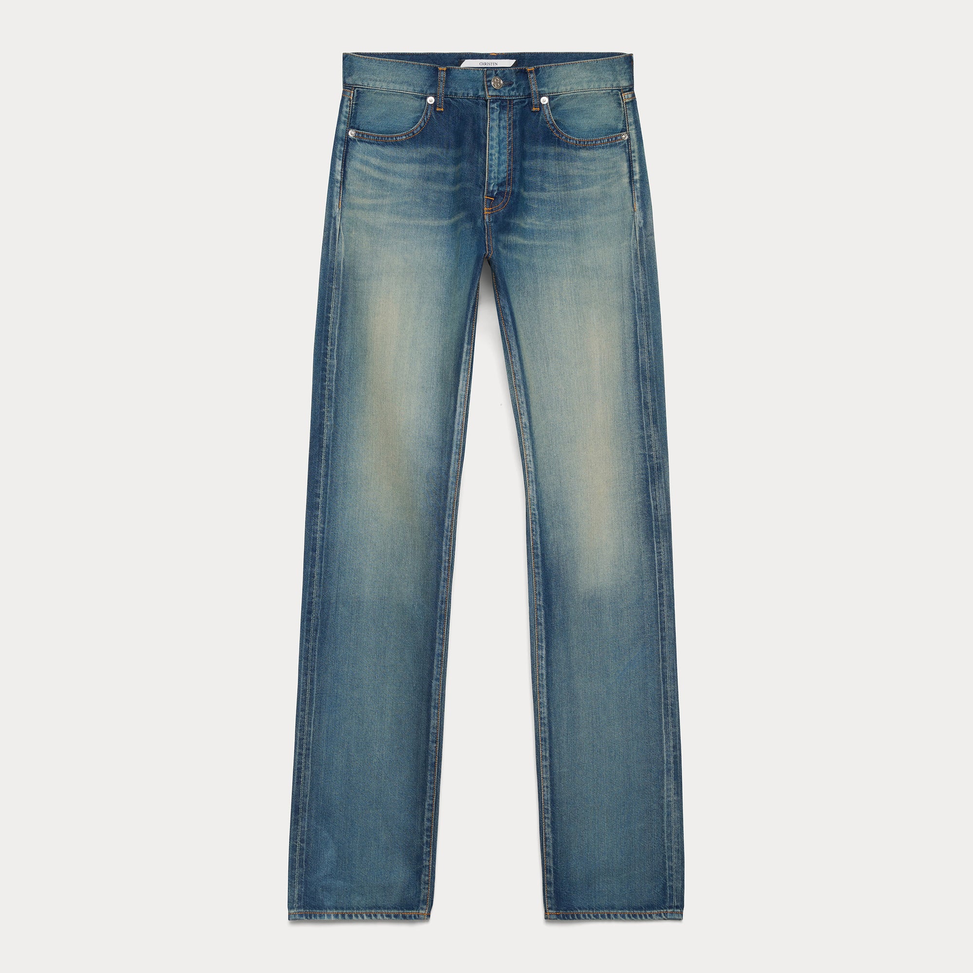 STRAIGHT CUT - SELVEDGE DENIM WASHED